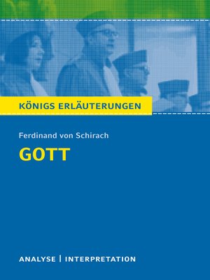 cover image of Gott von Ferdinand von Schirach. Königs Erläuterungen